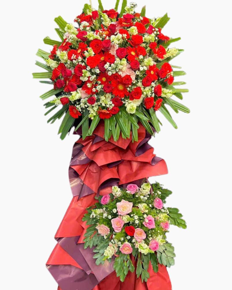 Kệ hoa khai giảng chúc mừng đặt tại trường – Flosa