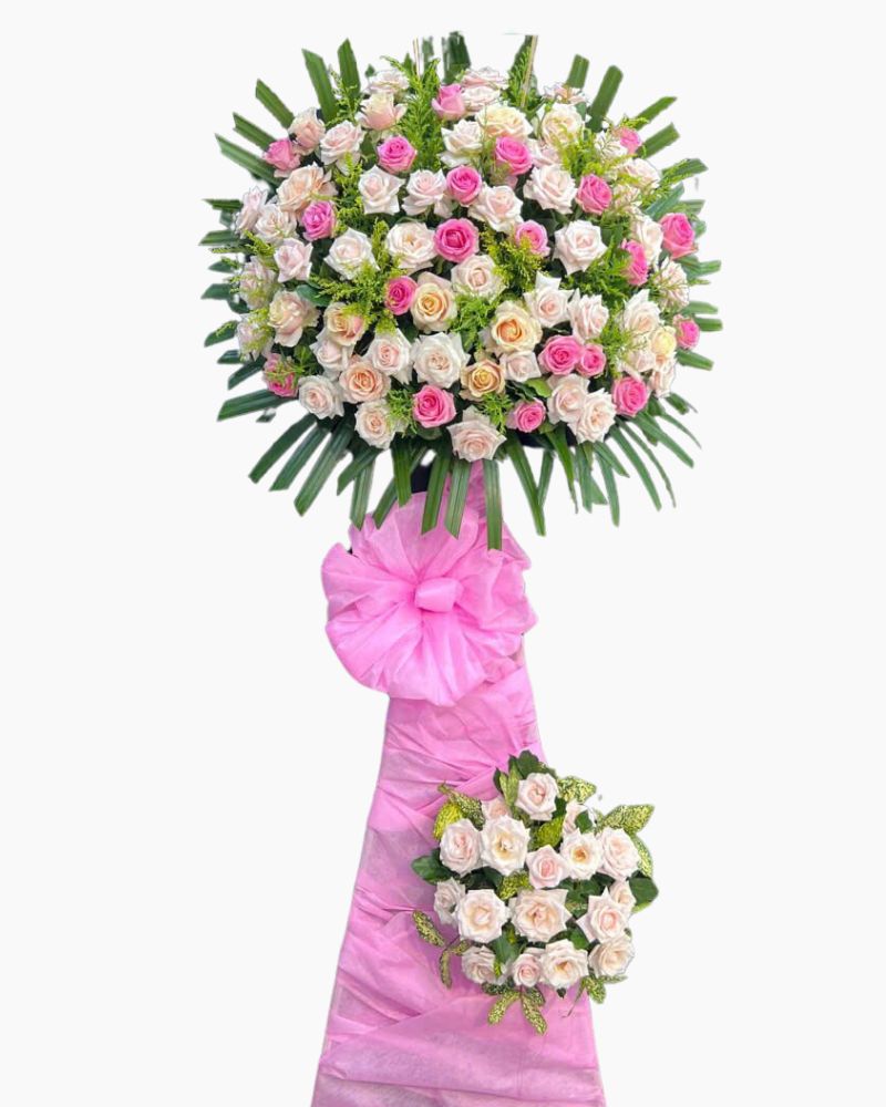 Kệ Hoa Khai Trương Rạng Ngời - HCM61