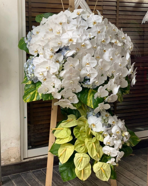 Hoa Chia Buồn: Condolences - HTL03 - Vòng Hoa Tang Lễ | Flosa