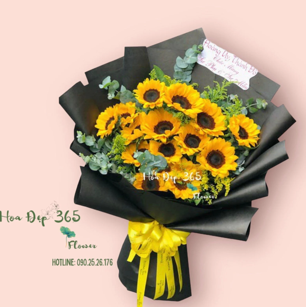 Bó hoa hướng dương tặng 14/2
