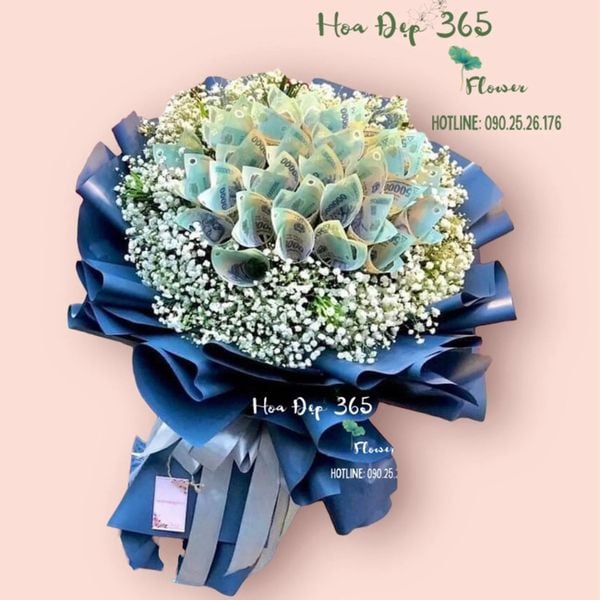 Bó Hoa Tiền 500k - BT22 ấn tượng tại Flosa