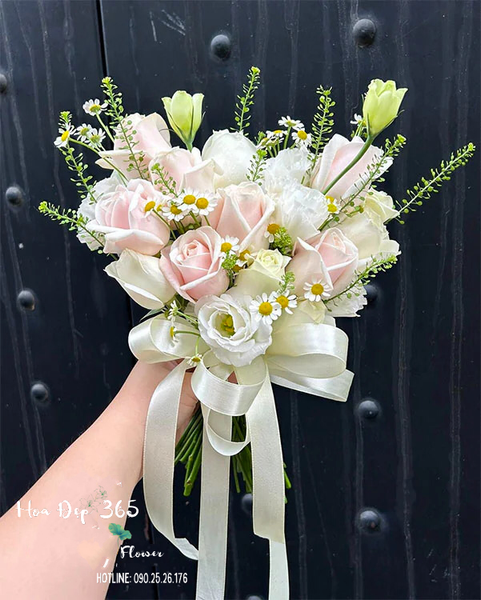 Hoa Cưới: Bó Hoa Cưới Cầm Tay Enchanted Detals - HC56