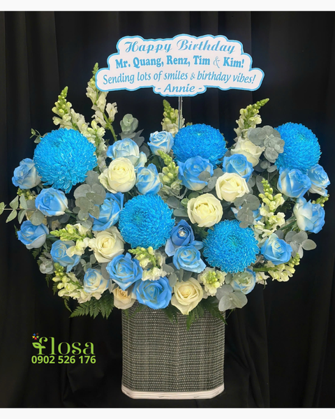 Hộp Hoa Tươi: Hoa Hộp Tình Yêu Vĩnh Cửu-HH74 | Flosa