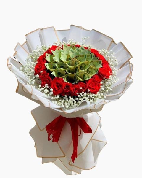 Bó hoa tiền là một món quà thiết thực và ý nghĩa cho mẹ mới sinh