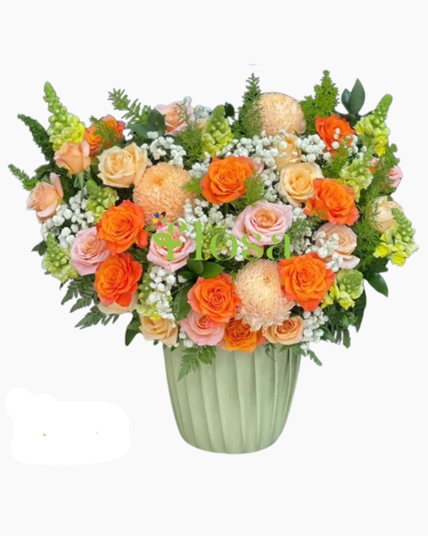 Hộp Hoa Tươi: Hoa Hộp Sắc Hoa Tươi Mới-HH75