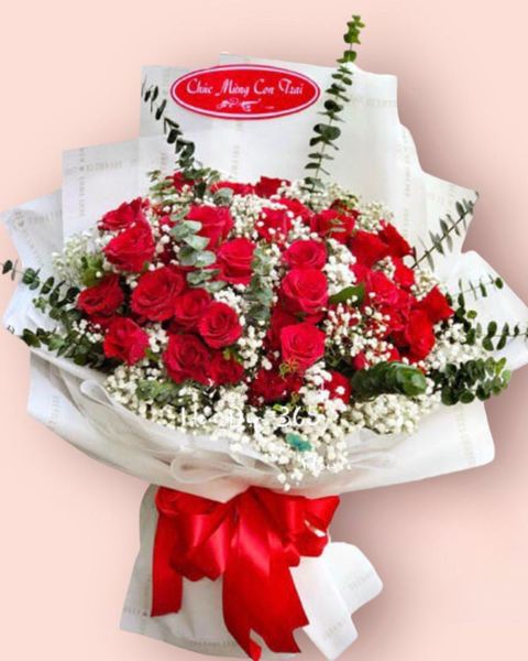 Hoa Bó Dài: Sắc Đỏ - HBD174