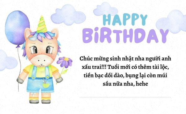 Bỏ túi những câu chúc sinh nhật anh trai hài hước, lầy lội