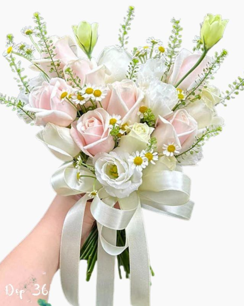 Hoa Cưới: Bó Hoa Cưới Cầm Tay Enchanted Detals - HC56