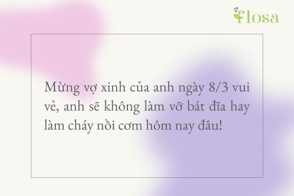 Đính kèm lời chúc 8/3 cho vợ hài hước không thể thiếu bó hoa hồng rực rỡ