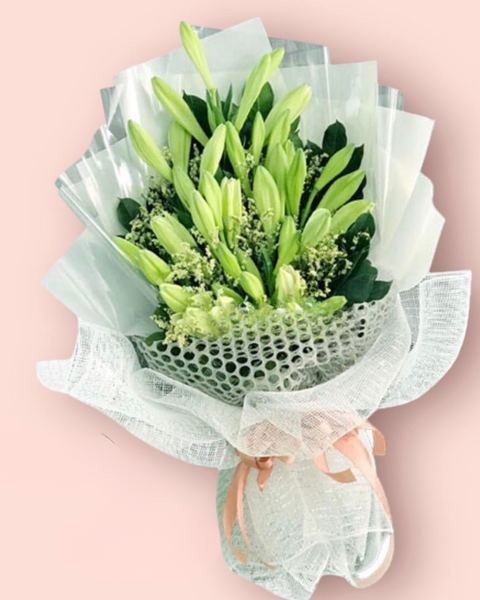 Hoa Bó Dài: Bó Hoa Giản Dị - HBD153 - Hoa 20/11 gửi tặng thầy cô