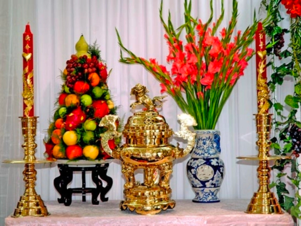 hoa lay ơn cúng rằm tháng 7