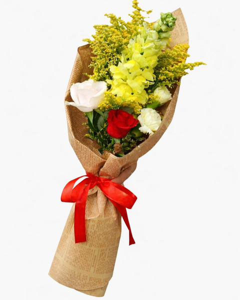 Hoa Bó Dài: Bó Hoa Tươi Tri Ân - HBD36