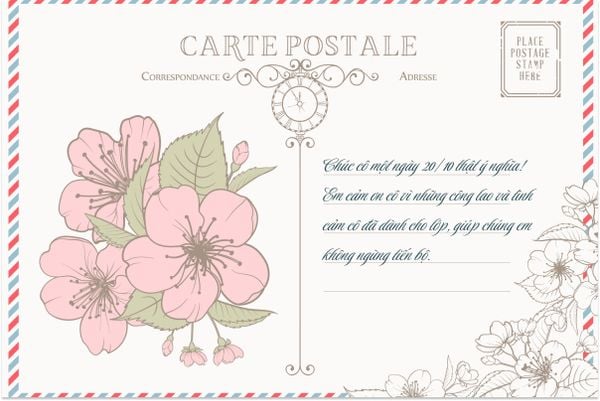 Một lời chúc 20/10 cho cô giáo sẽ càng khiến cô thêm yêu nghề mà cô đã gắn bó bao năm