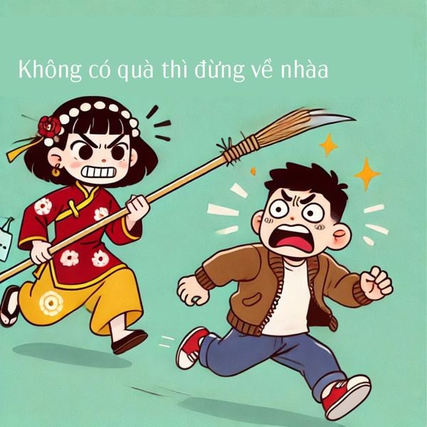 Có quà hay không nói một tiếng?