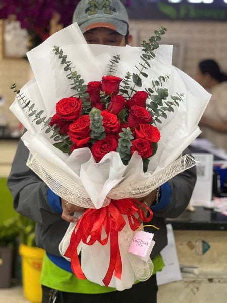  Bó Hoa Hồng Pháp - HBD262 