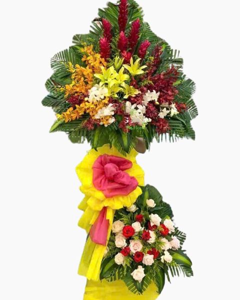 Hoa Chúc Mừng: Lẵng Hoa Khai Trương Graceful - HCM45