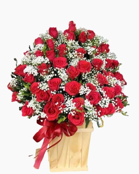 Hoa Tặng Người Yêu: Hộp Hoa Bùng Cháy - HCH99