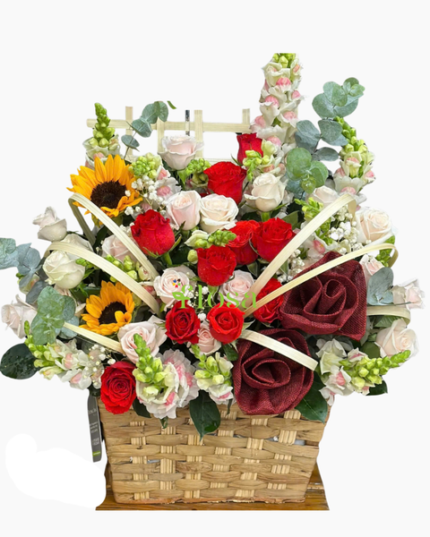  Giỏ Hoa Sắc Màu - HG86 