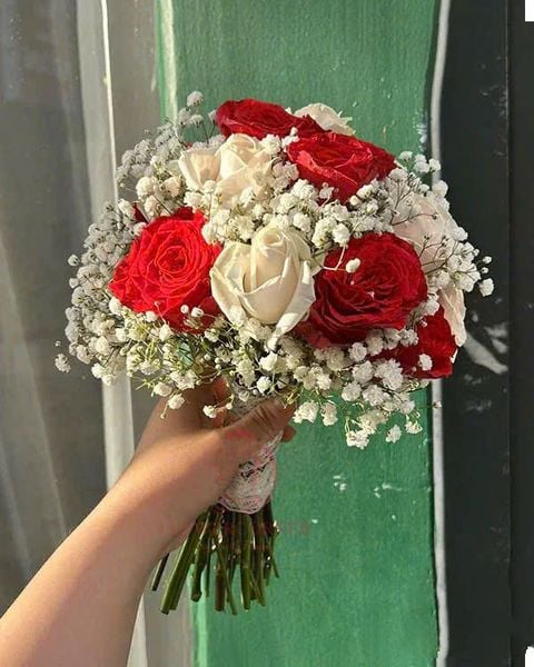 Hoa Cưới: Bó Hoa Cưới Cầm Tay Thành Đôi - HC68