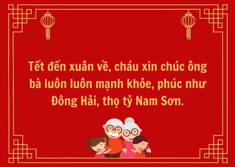 Ngày Tết là dịp để các bạn nhỏ trong nhà chúc Tết ông bà và được mừng tuổi cũng như sum họp gia đình