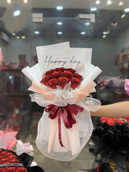  Bó Hoa Hồng Lửa Yêu - HST56 