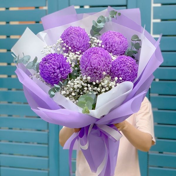 hoa mẫu đơn tím
