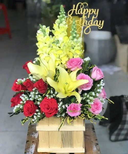 Hoa Tặng Người Yêu: Hộp Hoa Ao Ước - HCH22