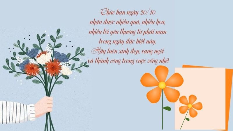Những lời chúc 20/10 ngọt ngào và ý nghĩa dành tặng bạn thân