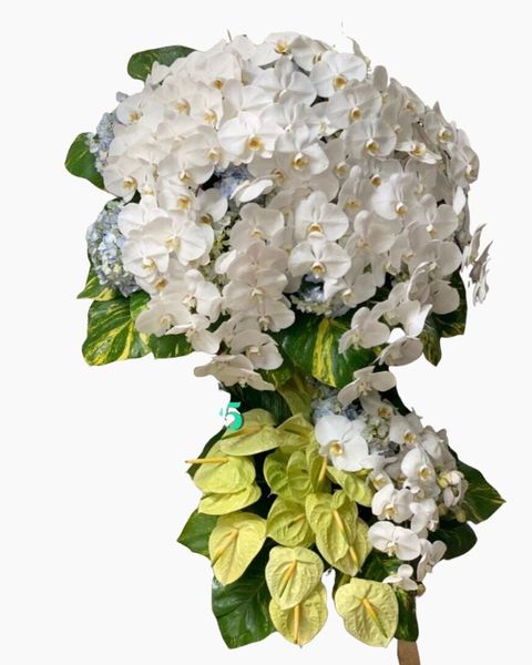 Hoa Chia Buồn: Condolences - HTL03 - Vòng Hoa Tang Lễ | Flosa