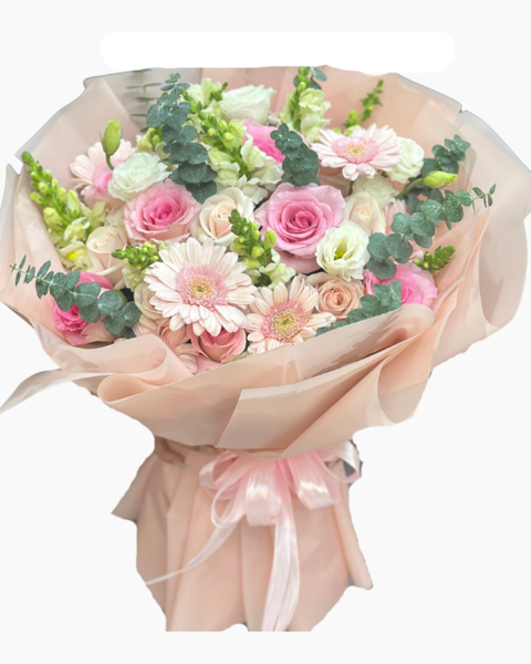 Hoa Bó Dài: Bó Hoa Hồng Yêu Hương - Hoa 20/10 - HBD299