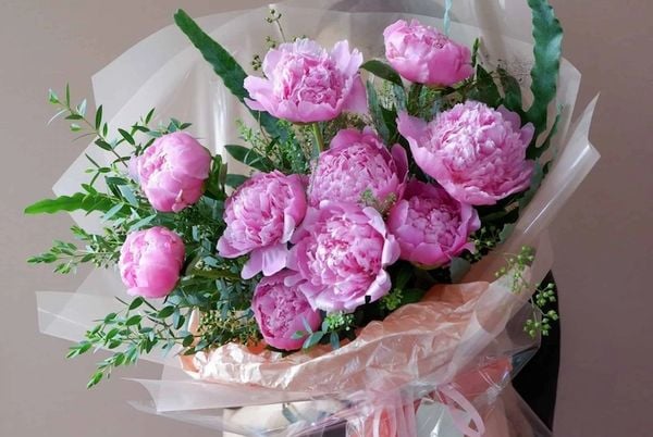 Bó hoa mẫu đơn tặng mẹ ý nghĩa