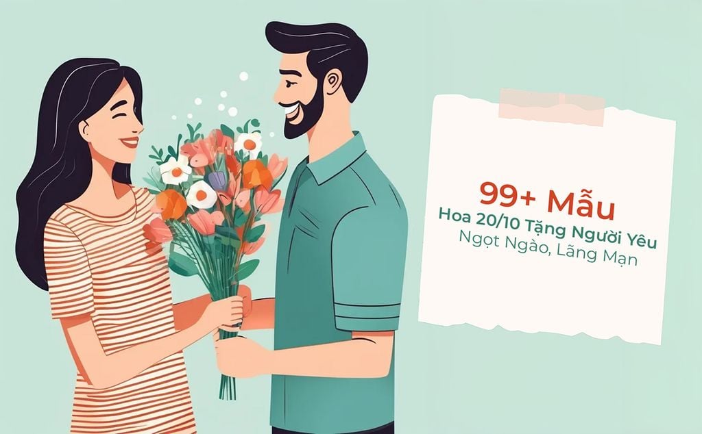 99+ Mẫu Hoa 20/10 Tặng Người Yêu Ngọt Ngào, Lãng Mạn Nhất 2026