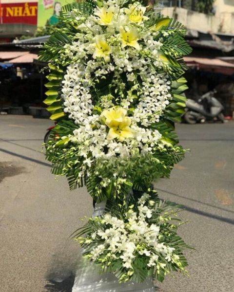 Vòng Hoa Tang Lễ: Thành Thật Chia Buồn - HTL34 - Vòng Hoa Đám Tang