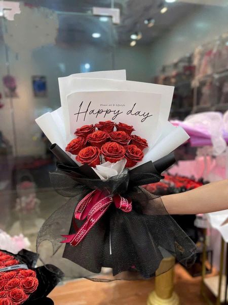  Bó Hoa Hồng Lửa Yêu - HST56 