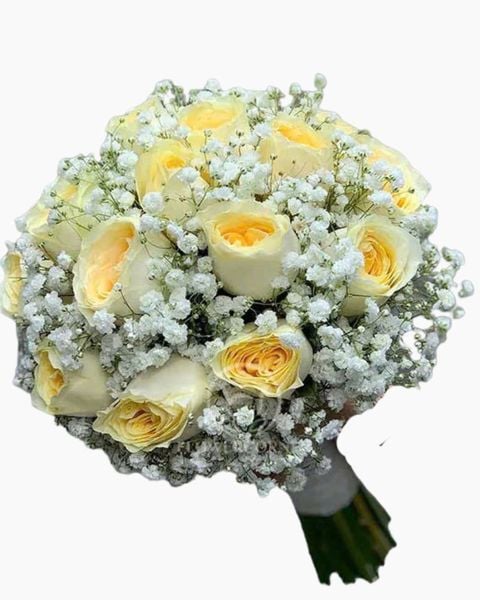 Hoa Cưới: Bó Hoa Cưới Cầm Tay Cô Dâu Bến Bờ Hạnh Phúc - HC64