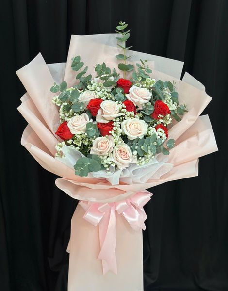 Hoa Bó Dài: Bó hoa Ngọt Ngào - Hoa 20/10 - HBD296