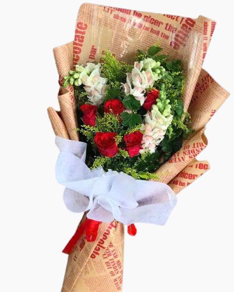 Hoa Bó Dài: Bó Hoa Thân Tặng - HBD130