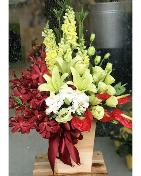 Hộp Hoa Tươi: Green Dream - HCH24 - Hoa tặng Mẹ | Flosa