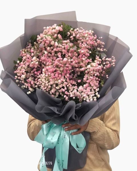 Hoa Bó Dài: Baby Pink - HBD232 - Hoa 8/3