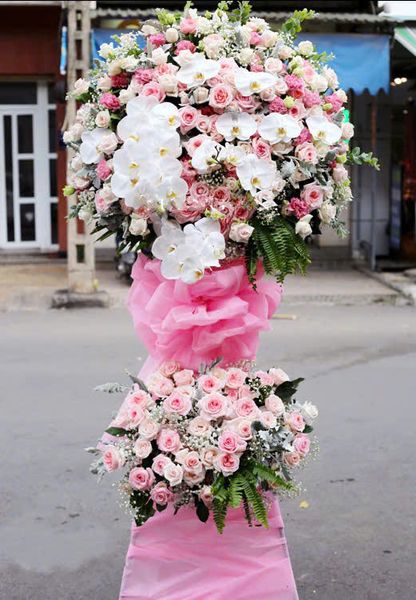 Hoa Chúc Mừng: Lẵng Hoa Trường Phát - HCM16