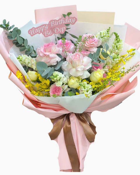 Hoa Bó Dài: Bó hoa Nàng Thơ - Hoa 20/10 - HBD293