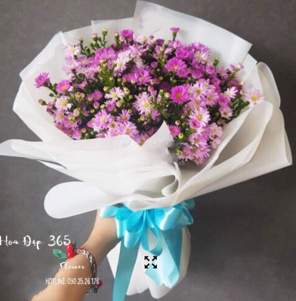 Bó Hoa Thạch Thảo Tím