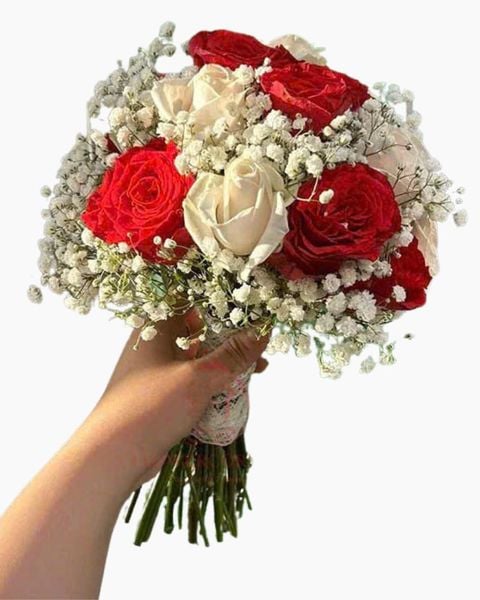 Hoa Cưới: Bó Hoa Cưới Cầm Tay Thành Đôi - HC68