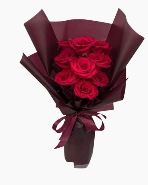 Hoa Bó Dài: Bó Hoa Hồng Đỏ Aurelio - HBD72 - Hoa Sinh Nhật
