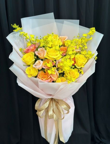 Hoa Bó Dài: Bó Hoa Hương Nắng Nồng Nàn - Hoa 20/10 - HBD305