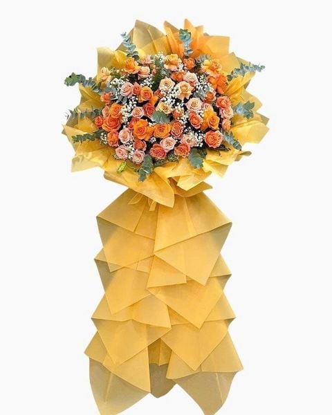 Hoa Chúc Mừng: Kệ Hoa Hoàng Kim Rạng Ngời - HCM158