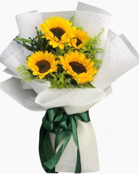 Hoa Bó Dài: Bó Hoa Hướng Dương - Ánh Sáng - HBD138 - Hoa tặng mẹ