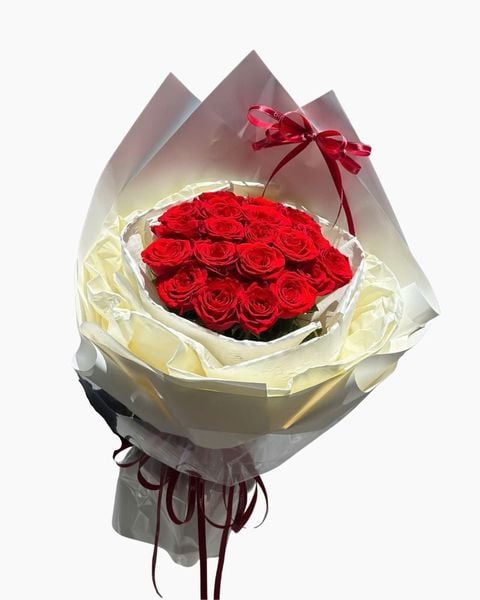 Hoa Bó Tròn: Bó Hoa Ngọn Lửa Tình Yêu - Hoa 20/10 - HBT92