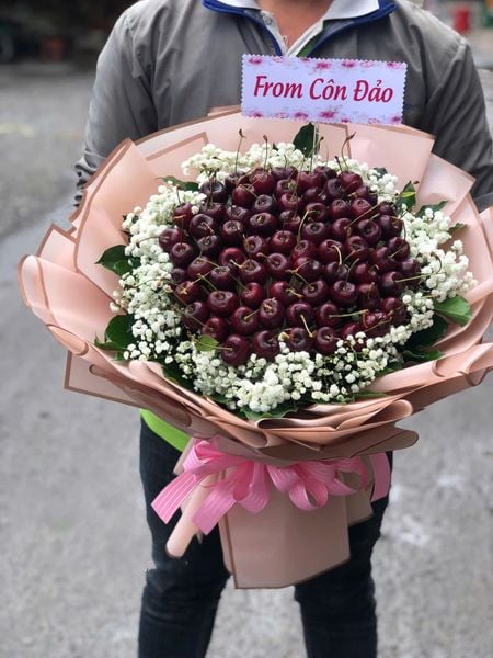 Hoa Trái Cây: Bó Hoa Cherry Mix Flower - TC31