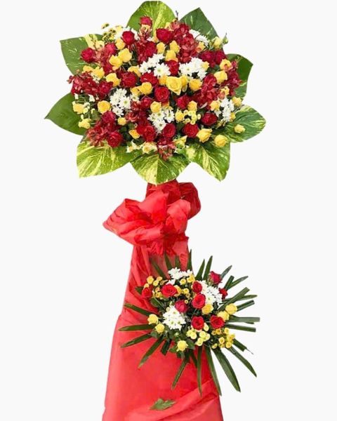 Hoa Chúc Mừng: Lẵng Hoa Vươn Cao - HCM38